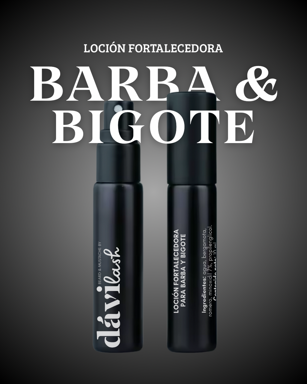 LOCIÓN FORTALECEDORA BARBA & BIGOTE